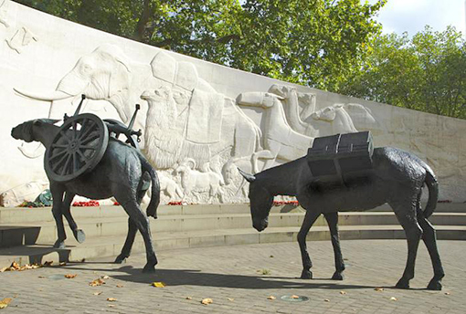 Мемориал погибшим животным.